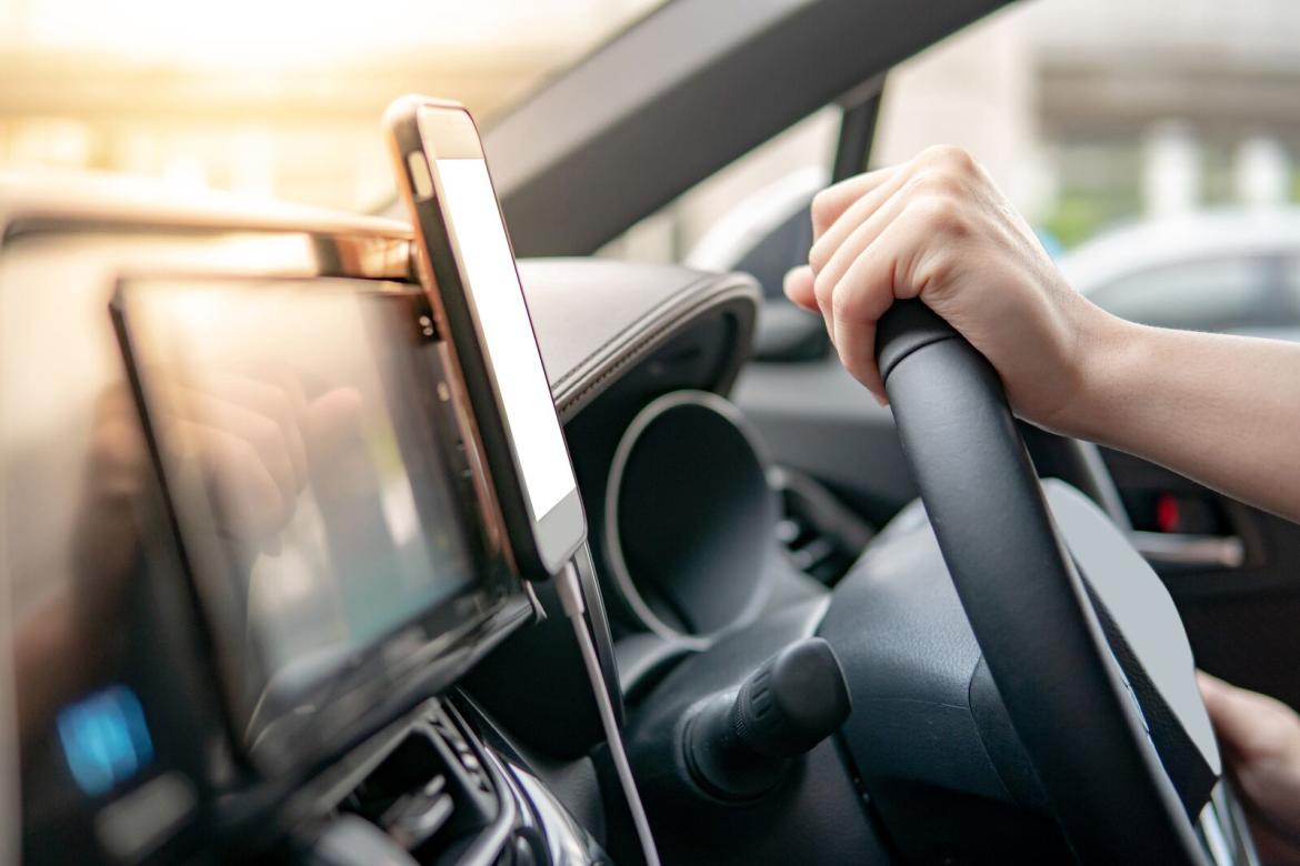 Dashboard van een auto.