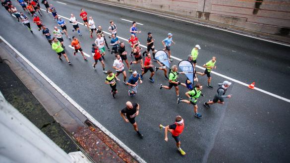 Lopers op de Brussels Marathon (foto: Brussels marathon)