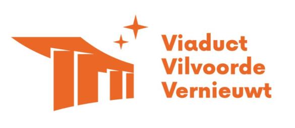 Logo project renovatie viaduct Vilvoorde.