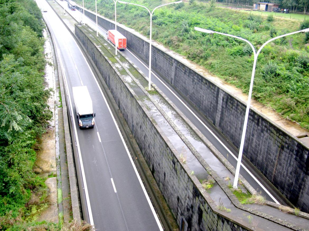 Tunnelmond van de Zelzatetunnel.