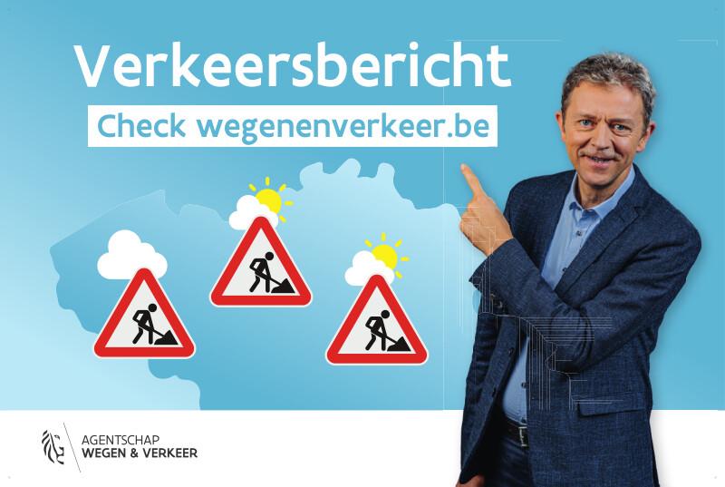 Affiche met Frank Deboosere.