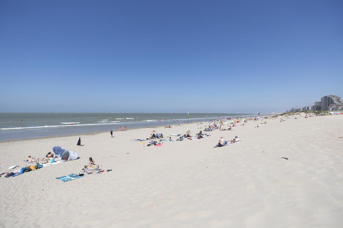 Strand in Nieuwpoort.