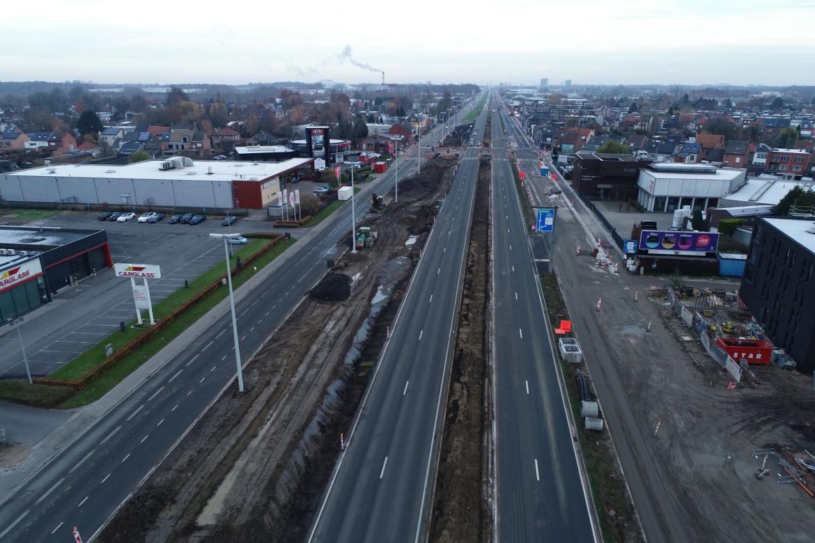 Zicht op de A12.