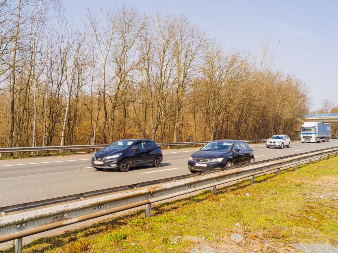Snelwegverkeer.