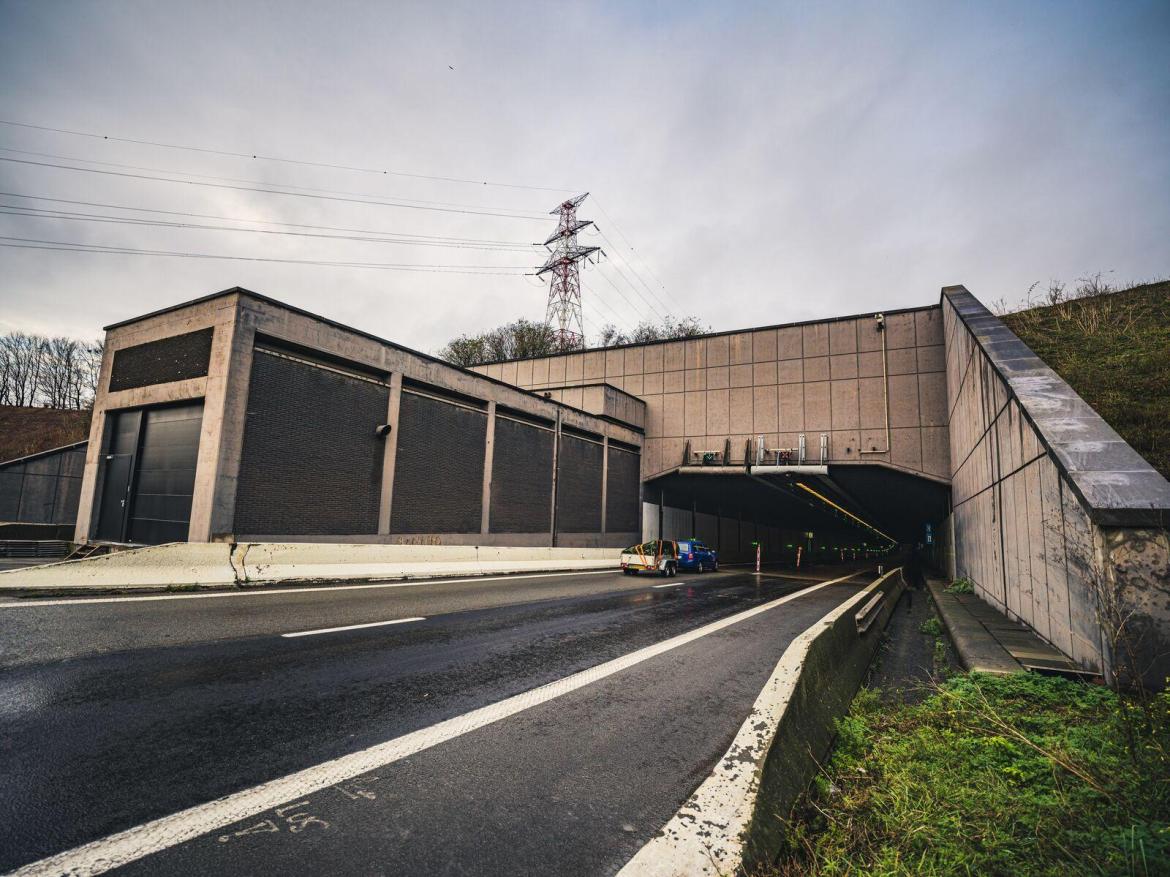 Tunnelmond van de Beverentunnel.