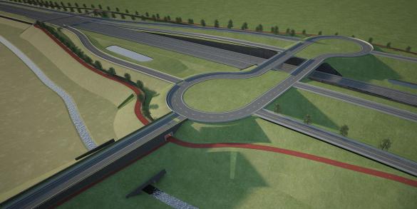 Toekomstbeeld omgeving Waaslandhaven-Oost.