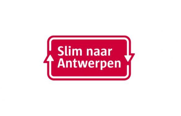 Logo van Slim naar Antwerpen.
