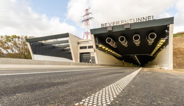 Tunnelmond Beverentunnel.