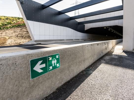 Tunnelmond Beverentunnel.